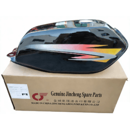 JINCHENG Tanque de Gasolina Negro para motocicletas tipo AX100